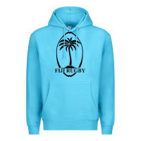 Ocean Blue fiji national rugby Premium Hoodie - linhVisuals
