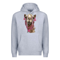Heather Grey camel Premium Hoodie - BarkalooDesign