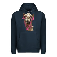 Navy camel Premium Hoodie - BarkalooDesign