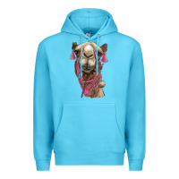 Ocean Blue camel Premium Hoodie - BarkalooDesign
