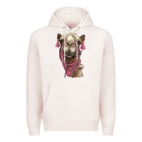Pale Pink camel Premium Hoodie - BarkalooDesign