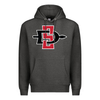 Charcoal Heather san diego state aztecs Premium Hoodie - linhVisuals