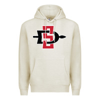 Oatmeal Heather san diego state aztecs Premium Hoodie - linhVisuals