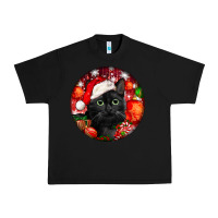 Black christmas bombay cat Urban Heavy Tee - LillyAllenDesigns