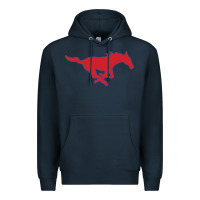 Navy smu mu5t4ng Premium Hoodie - linhVisuals