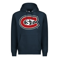 Navy st cloud state huskies Premium Hoodie - linhVisuals