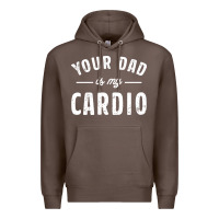 Coffee Your Dad Is My Cardio Premium Hoodie - linhVisuals