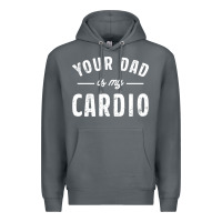 Rock Your Dad Is My Cardio Premium Hoodie - linhVisuals