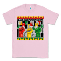 Bubblegum Pink black independence day juneteenth tumbler Classic Tee - BarkalooDesign