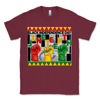Burgundy black independence day juneteenth tumbler Classic Tee - BarkalooDesign