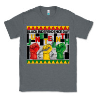 Charcoal Heather black independence day juneteenth tumbler Classic Tee - BarkalooDesign