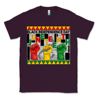 Plum black independence day juneteenth tumbler Classic Tee - BarkalooDesign