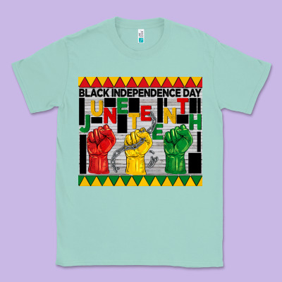 Black Independence Day Juneteenth Tumbler Classic Tee Designed By Barkaloodesign