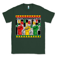 Sports Green black independence day juneteenth tumbler Classic Tee - BarkalooDesign