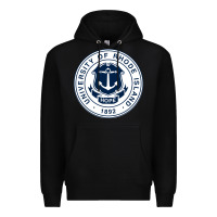 Black university of rhode island Premium Hoodie - linhVisuals