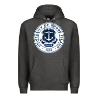 Charcoal Heather university of rhode island Premium Hoodie - linhVisuals