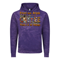 Cloud Purple first we drink then we do things Vintage Hoodie - BarkalooDesign