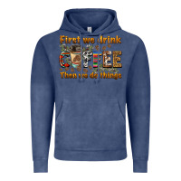 Vintage Denim first we drink then we do things Vintage Hoodie - BarkalooDesign