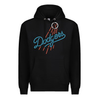 Black The Blue Crew Baseball Premium Hoodie - linhVisuals