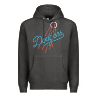 Charcoal Heather The Blue Crew Baseball Premium Hoodie - linhVisuals