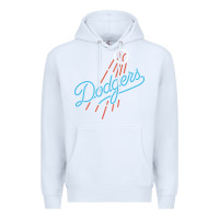 White The Blue Crew Baseball Premium Hoodie - linhVisuals