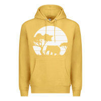 Antique Gold elephant art Premium Hoodie - linhVisuals