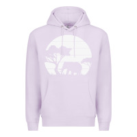 Lilac elephant art Premium Hoodie - linhVisuals