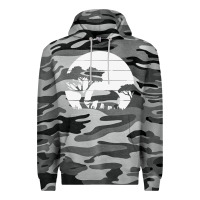 Slate Camo elephant art Premium Hoodie - linhVisuals