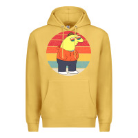 Antique Gold smiling friends Premium Hoodie - linhVisuals