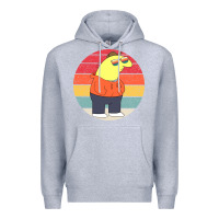 Heather Grey smiling friends Premium Hoodie - linhVisuals