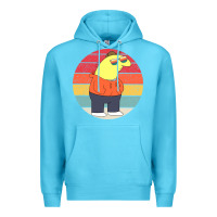 Ocean Blue smiling friends Premium Hoodie - linhVisuals