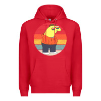 Red smiling friends Premium Hoodie - linhVisuals