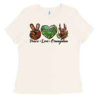 Bone Peace Love Orangutan Ladies Tee - LillyAllenDesigns