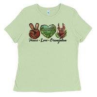 Matcha Peace Love Orangutan Ladies Tee - LillyAllenDesigns
