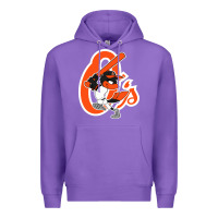 Purple The O_S Baseball Merch Premium Hoodie - linhVisuals