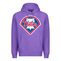 Purple The Phils Baseball Merch Premium Hoodie - linhVisuals