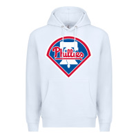 White The Phils Baseball Merch Premium Hoodie - linhVisuals
