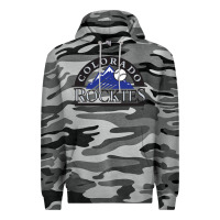 Slate Camo The Rocks Baseball Gifts Premium Hoodie - linhVisuals