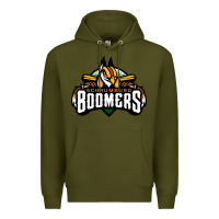 Army Green Schaumburg Boomers Premium Hoodie - linhVisuals