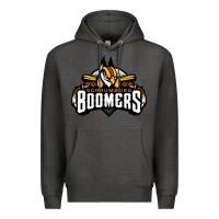Charcoal Heather Schaumburg Boomers Premium Hoodie - linhVisuals