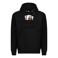 Black funny cribbage shirt for men cribbage champ tournament Premium Hoodie - linhVisuals