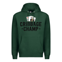 Sports Green funny cribbage shirt for men cribbage champ tournament Premium Hoodie - linhVisuals