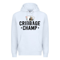White funny cribbage shirt for men cribbage champ tournament Premium Hoodie - linhVisuals