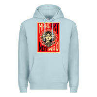 Make Art No War Premium Hoodie | Teevron