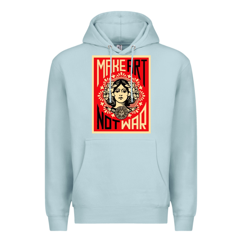 Make Art No War Premium Hoodie by linhVisuals | Teevron