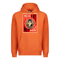 Carrot make art no war Premium Hoodie - linhVisuals