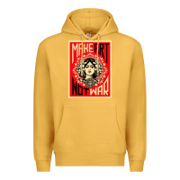 Mustard make art no war Premium Hoodie - linhVisuals