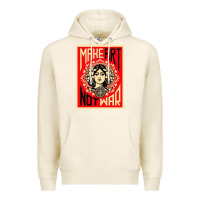 Tofu make art no war Premium Hoodie - linhVisuals