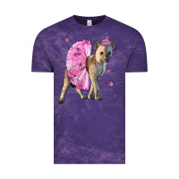 Cloud Purple Baby Hyena With Tutu Vintage Tee - LillyAllenDesigns