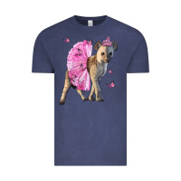 Vintage Denim Baby Hyena With Tutu Vintage Tee - LillyAllenDesigns